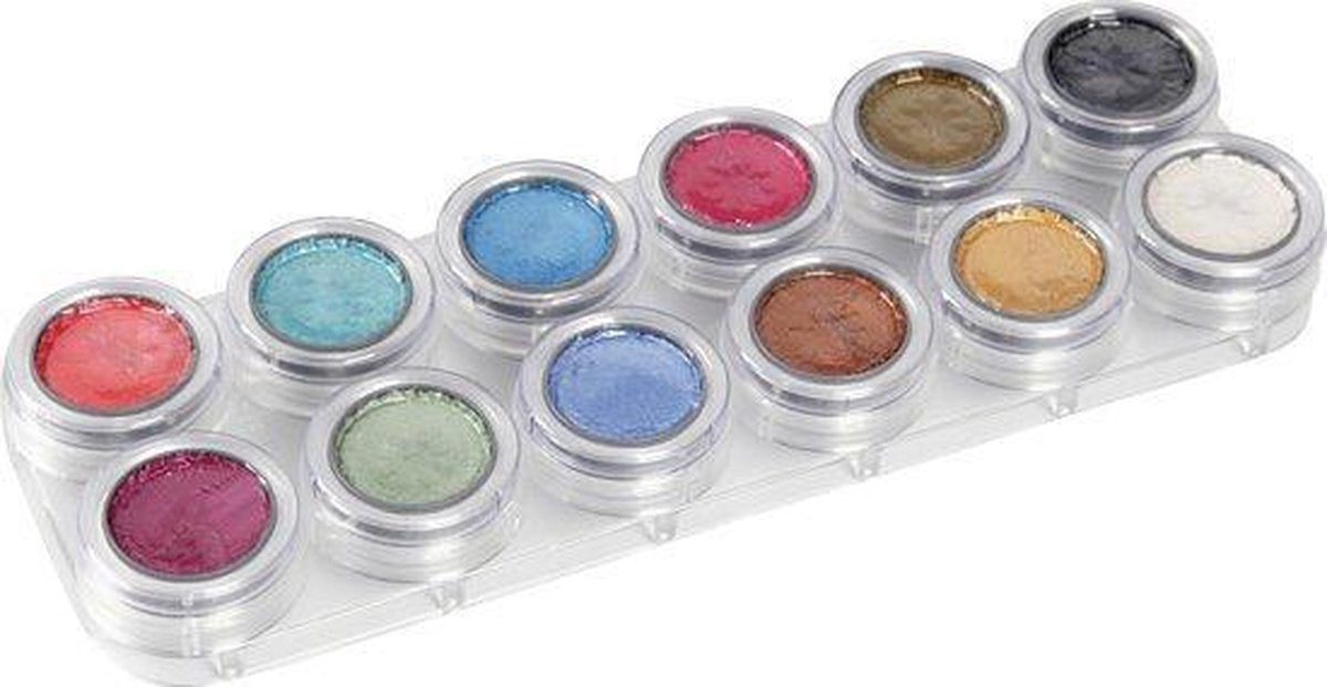 Grimas water make-up pearl pure 12 palette