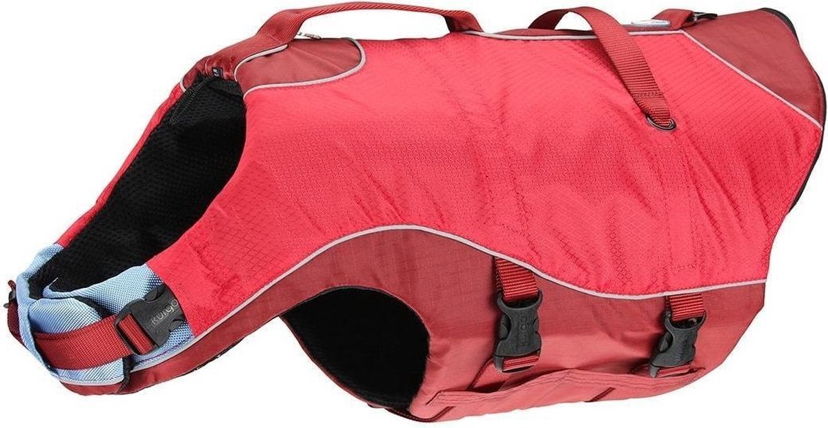 Kurgo Life Jacket Surf N Turf  Comfortabel Hondenzwemvest - Rood - Medium