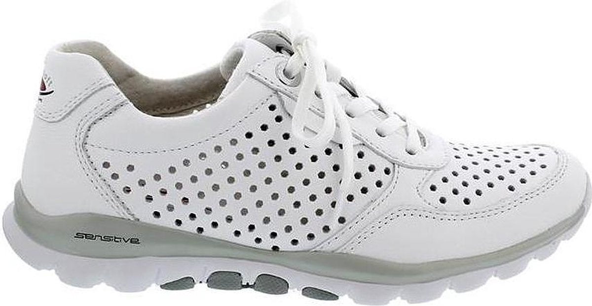 Gabor Rollingsoft 66.967.50 Dames Wandelschoenen - Wit - Maat 39