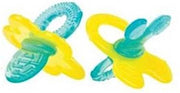Nuby Bijtfiguur Chewbies Junior 12 Cm Siliconen Groen/geel