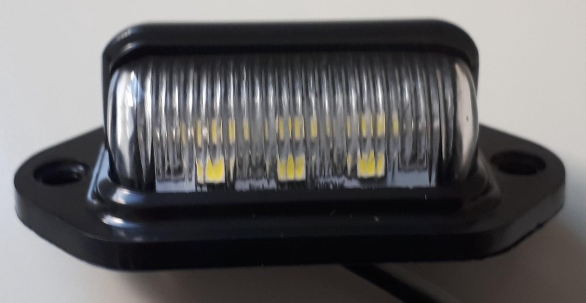 Kentekenverlicht 6 LEDs 10-30v