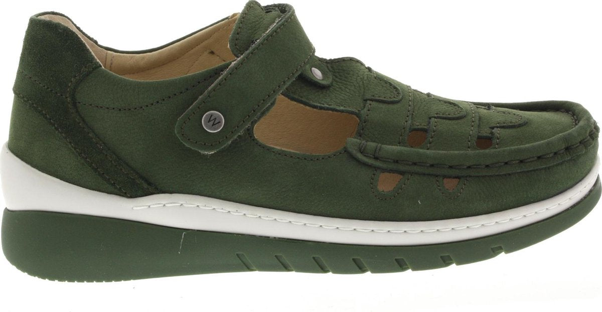 Dames Instappers & Ballerina's Wolky 0485411-720 Byte Groen - Maat 40