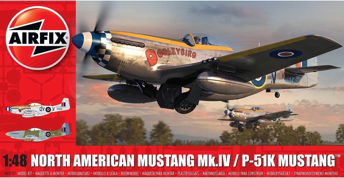 Airfix - North American Mustang Mk.iv  (1/19) * (Af05137)