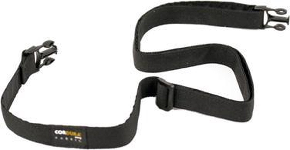 Airbuggy schouderriem voor cordura organizer zwart - 60-120x2 cm - 1 stuks