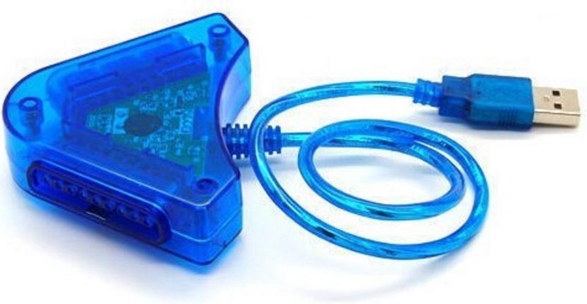 Coretek Duo USB adapter voor PlayStation 1 en 2 controllers - 0