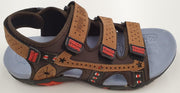 Heren Sandaal - Mustard/Rood - Maat 41