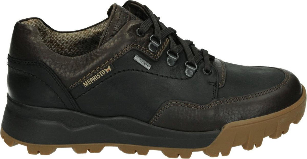 Mephisto WESLEY GT MONTANA - Volwassenen Heren sneakersVrije tijdsschoenen - Kleur: Zwart - Maat: 42