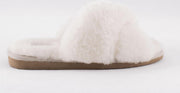 Shepherd Lovisa Dames Sloffen - Creme - Maat 41