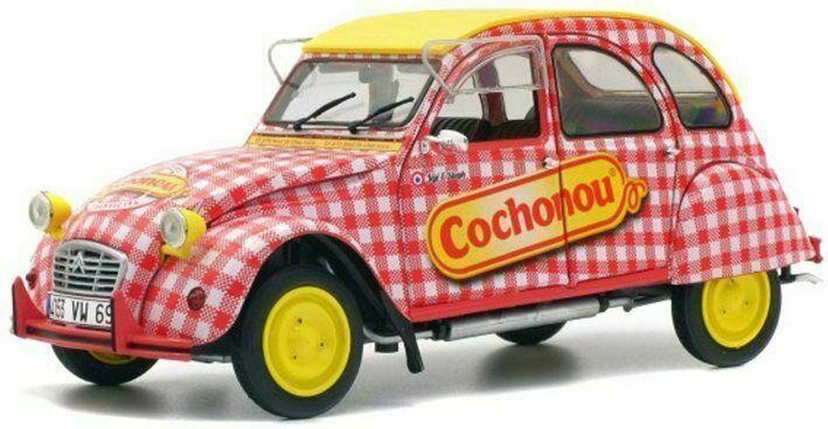 Solido Citroën 2CV6 Cochonou Voorgemonteerd Klassieke auto miniatuur 1:18