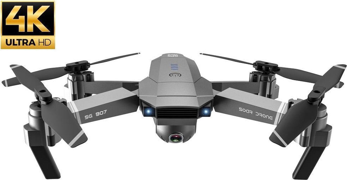 SG907 Smart Drone met Camera - 4K Full HD Dual Camera - 50x Zoom - 5G Wifi - 20 Minuten Vliegtijd - Foto - Video - Quadcopter