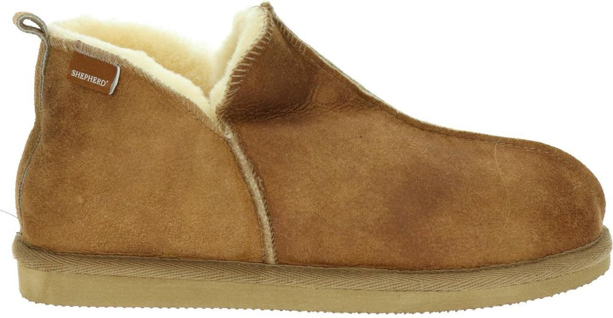 Shepherd  Annie dames pantoffel - Cognac - Maat 42