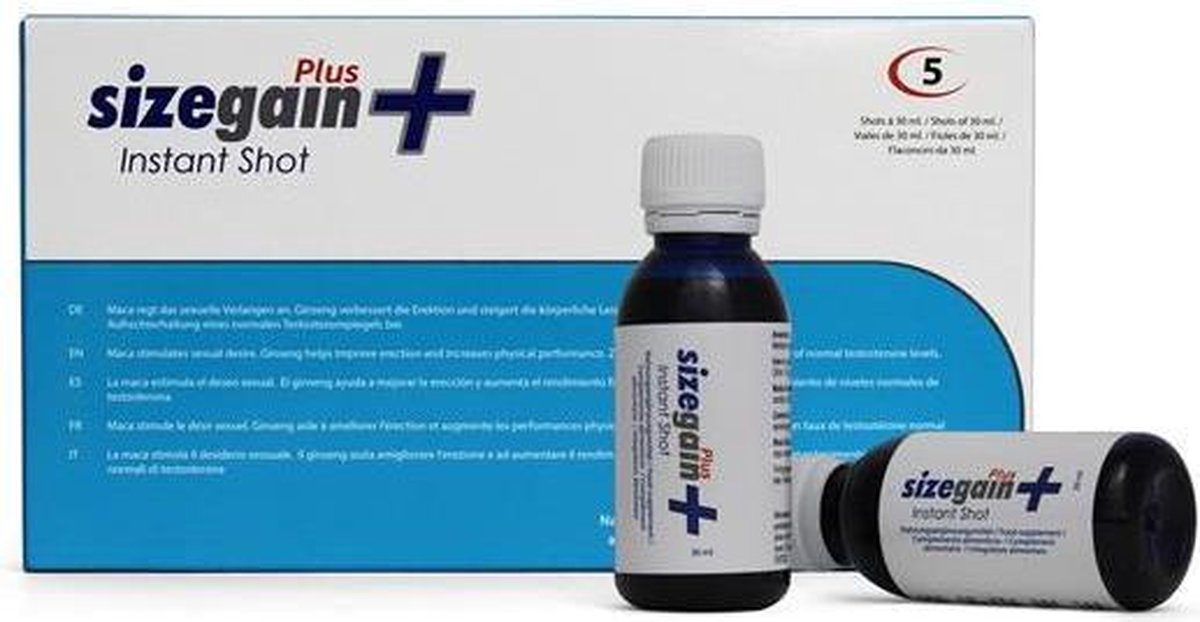 Sizegain Plus Instant Shot 5 vials