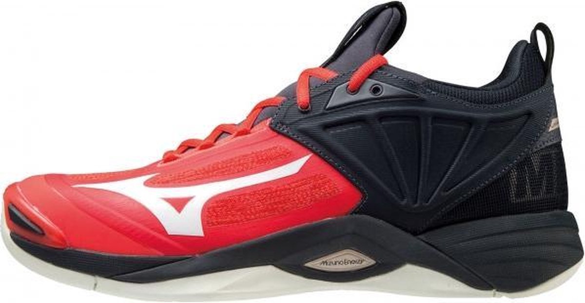 Mizuno Wave MoHerentum 2 - Rood / Zwart - maat 44.5