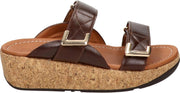 FitFlop  Vrouwen Leren  Slippers / Damesschoenen Remi slides - Bruin - Maat 41