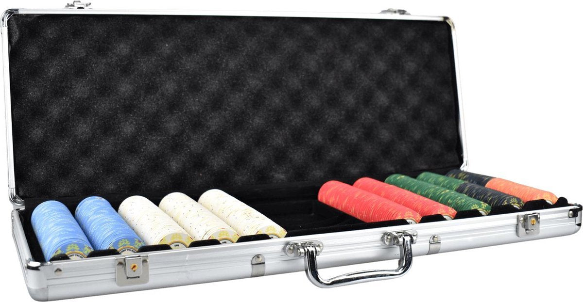 Macau Deluxe Keramische Cash Game Pokerset Red
