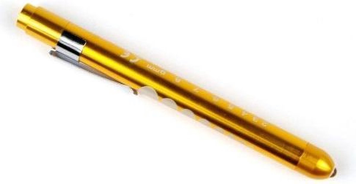 Karl-Hanz SPECIAL LED ooglamp penlight Goudkleurig