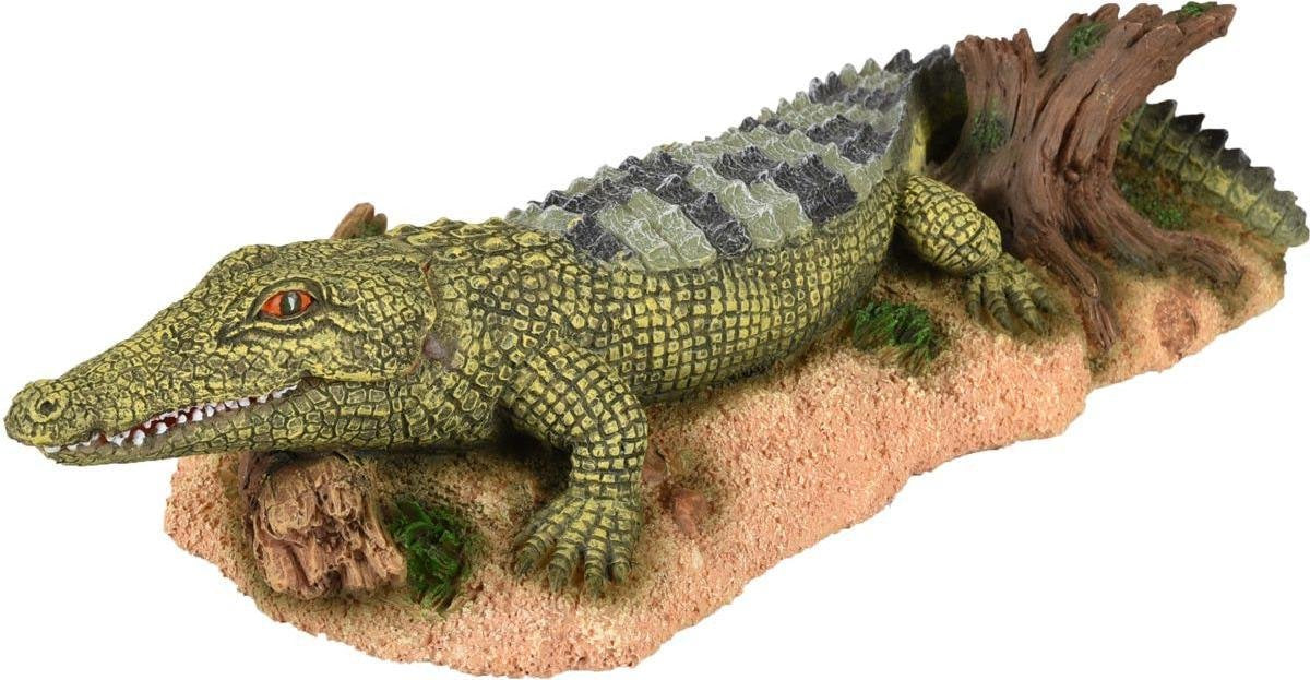 Aquarium decoratie Fauna Krokodil - 24 x 11 x 6 cm