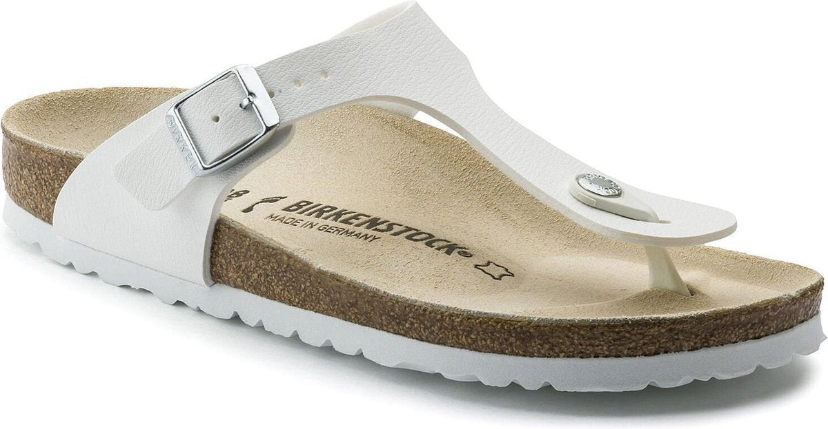 Birkenstock Gizeh Wit Dames Slippers / Teenslippers Narrow – Maat 37