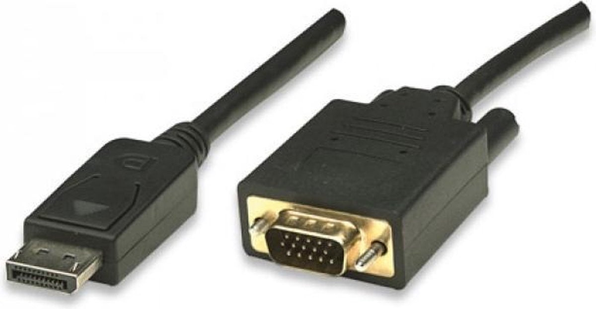 Techly 1.8m VGA/DisplayPort 1