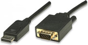 Techly 1.8m VGA/DisplayPort 1