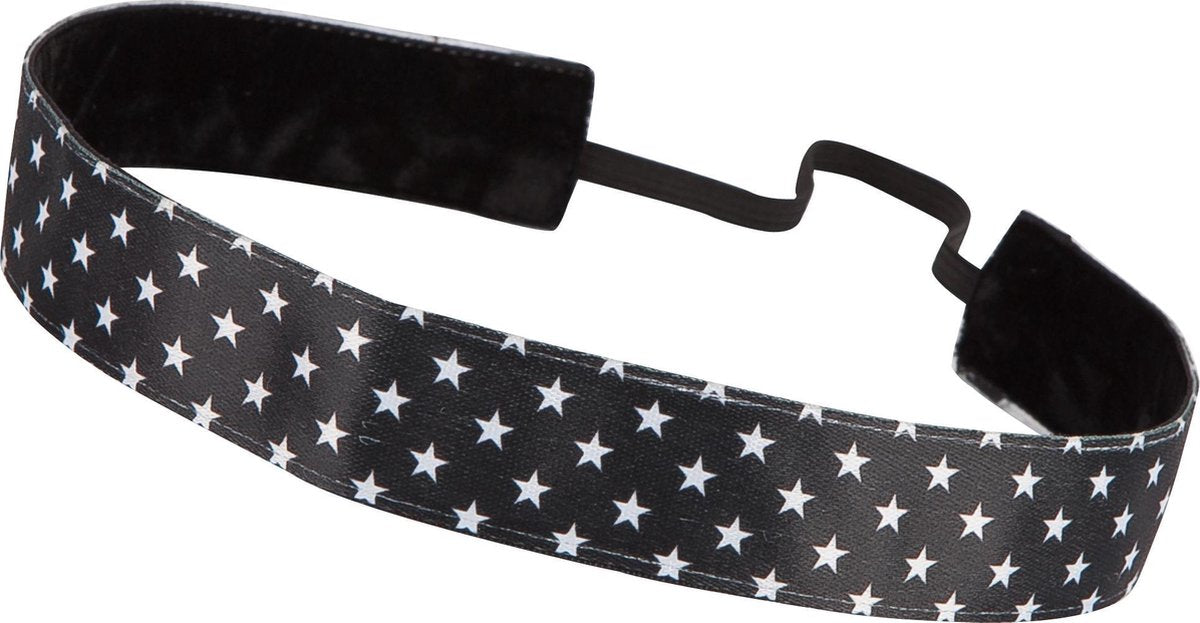 Trishaband Black White Stars 25mm