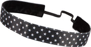 Trishaband Black White Stars 25mm