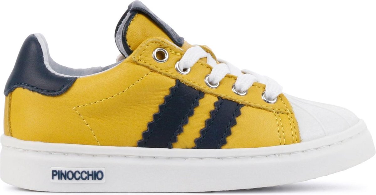 Pinocchio Mannen Suède Lage sneakers / Jongensschoenen P1834 - Geel - Maat 21