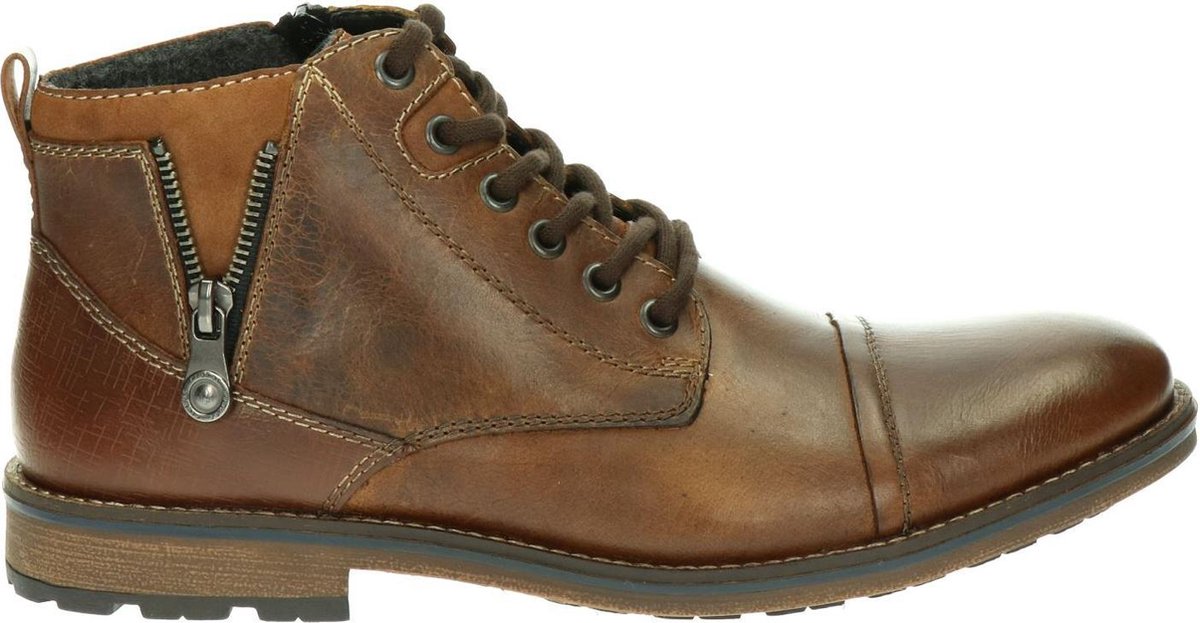 Rieker heren veterboot - Cognac - Maat 46