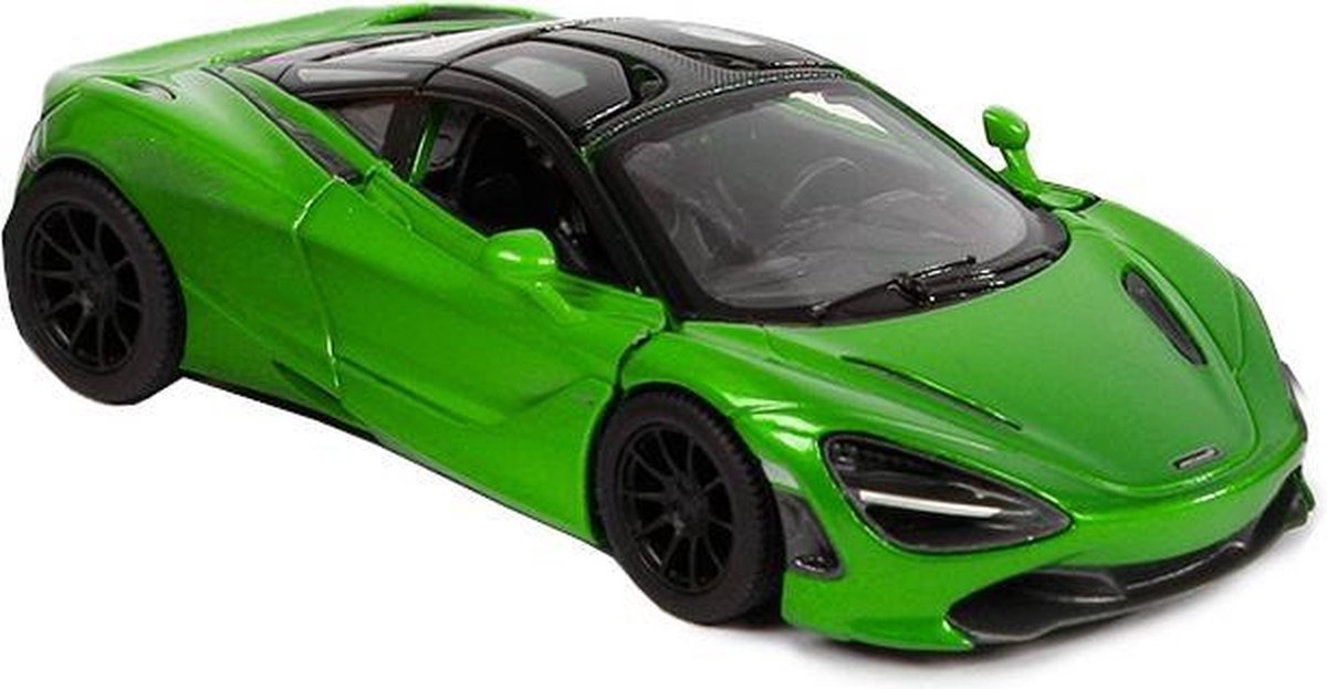 Kinsmart Auto Mclaren 720s Pull-back 1:36 Staal Die-cast Groen