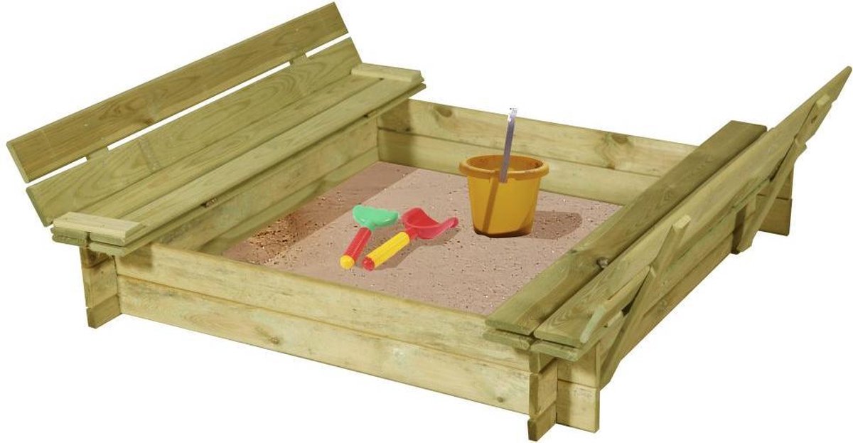 Gardenas Houten Zandbank Met Bankjes