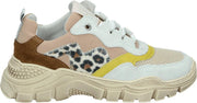 Red Rag 13042 - Kinderen MeisjesLage schoenen - Kleur: Wit/beige - Maat: 40