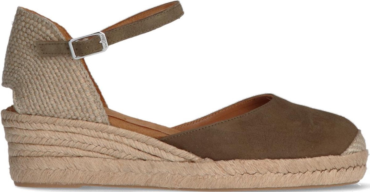 Unisa Cisca Espadrilles - Met Sleehak - Dames - Groen - Maat 41