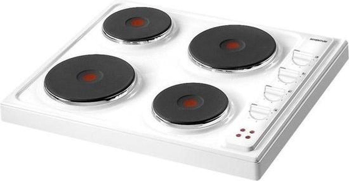 Inventum VKE6010WIT - Vrijstaande Elektrische Kookplaat - Wit