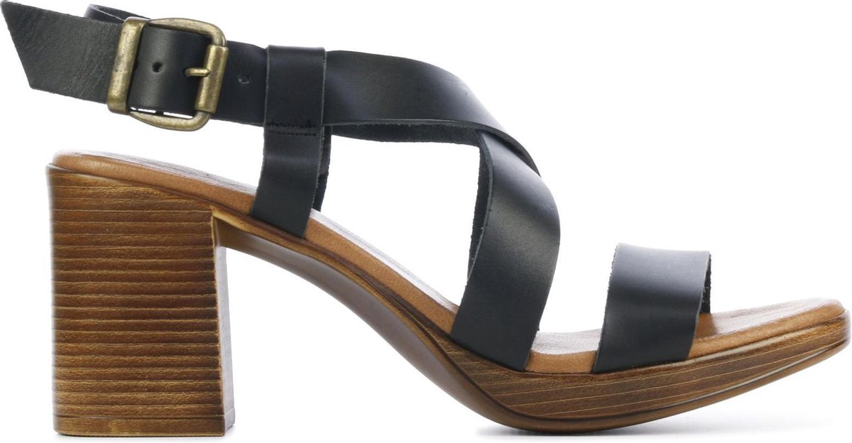Red Rag Vrouwen   Sandalen / Damesschoenen 79364 - Zwart - Maat 42