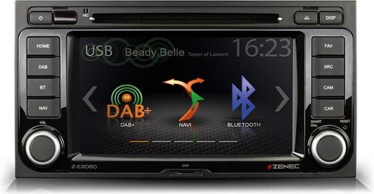 Zenec Z-E2060-NAV | Pasklare Navigatie VW T5 - Volkswagen Transporter California T5