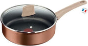 TEFALG2543202 Sauteuse 24 cm ECO-RESPECT - deksel inbegrepen - anti-aanbaklaag - Alle branden inclusief inductie - Gemaakt in Frankrijk