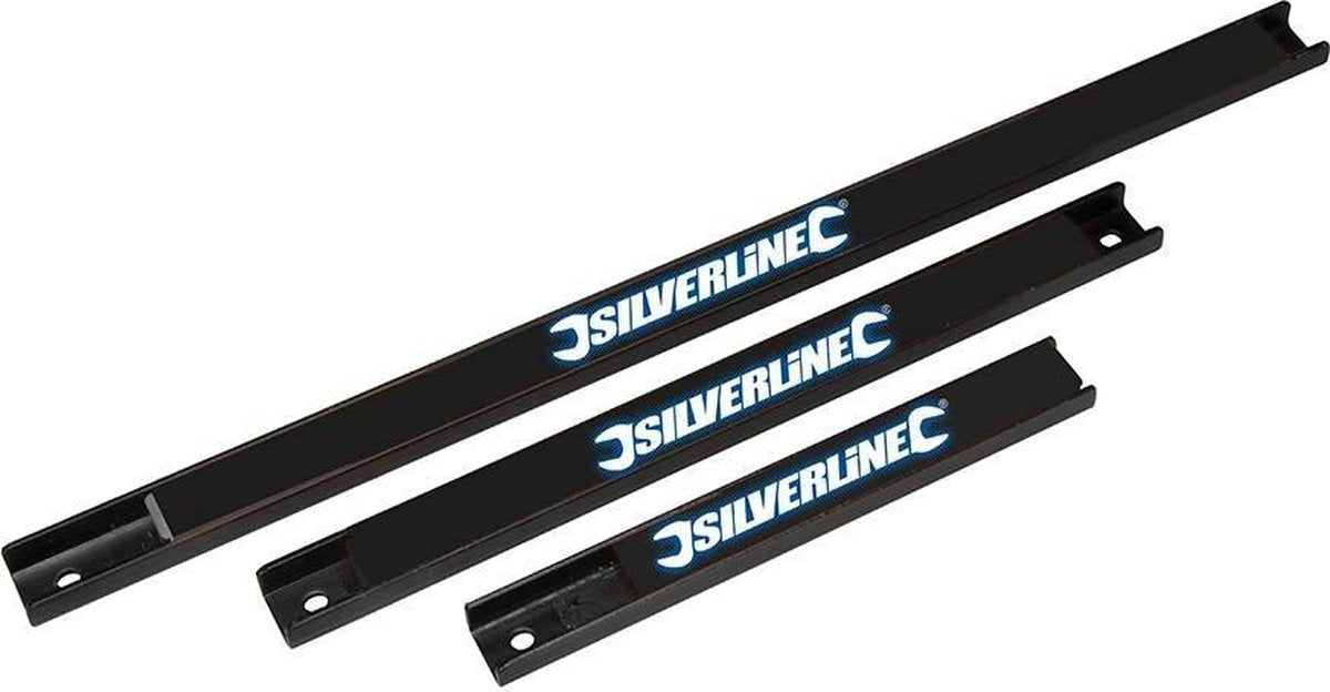 Silverline 3-delig magnetische gereedschapsrek