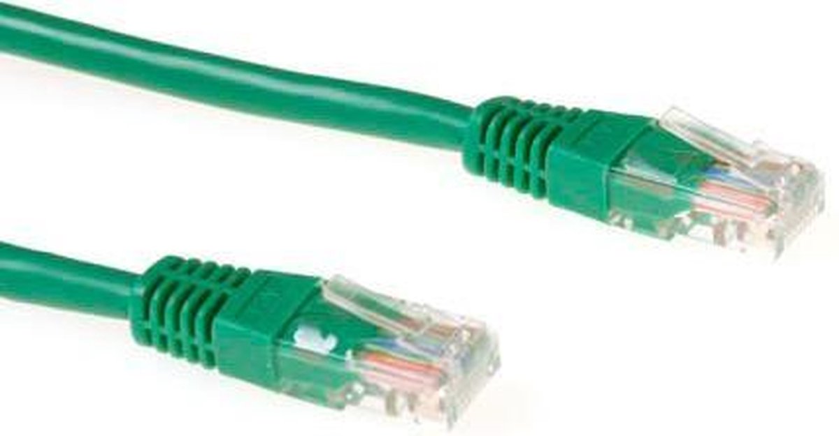 ACT CAT5E U/UTP netwerkkabel  5 meter - Groen