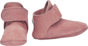 Lodger Babyslofjes - Walker - Donkerroze - Leer - 6-12 mnd