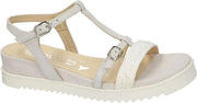 Softwaves -Dames -  off-white/ecru/parel - sandalen - maat 36