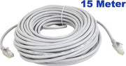 ForDig Netwerkkabel 15 meter / LAN Kabel / ISDN DSL STP UTP Kabel / CAT5E RJ45 / Internetkabel
