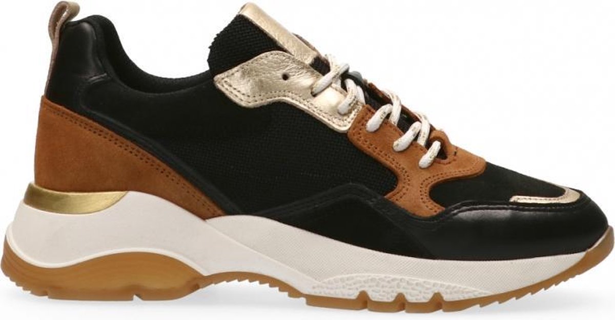 Van Dalen  - Anouk sneaker casual Leer - Womens - Black - 39