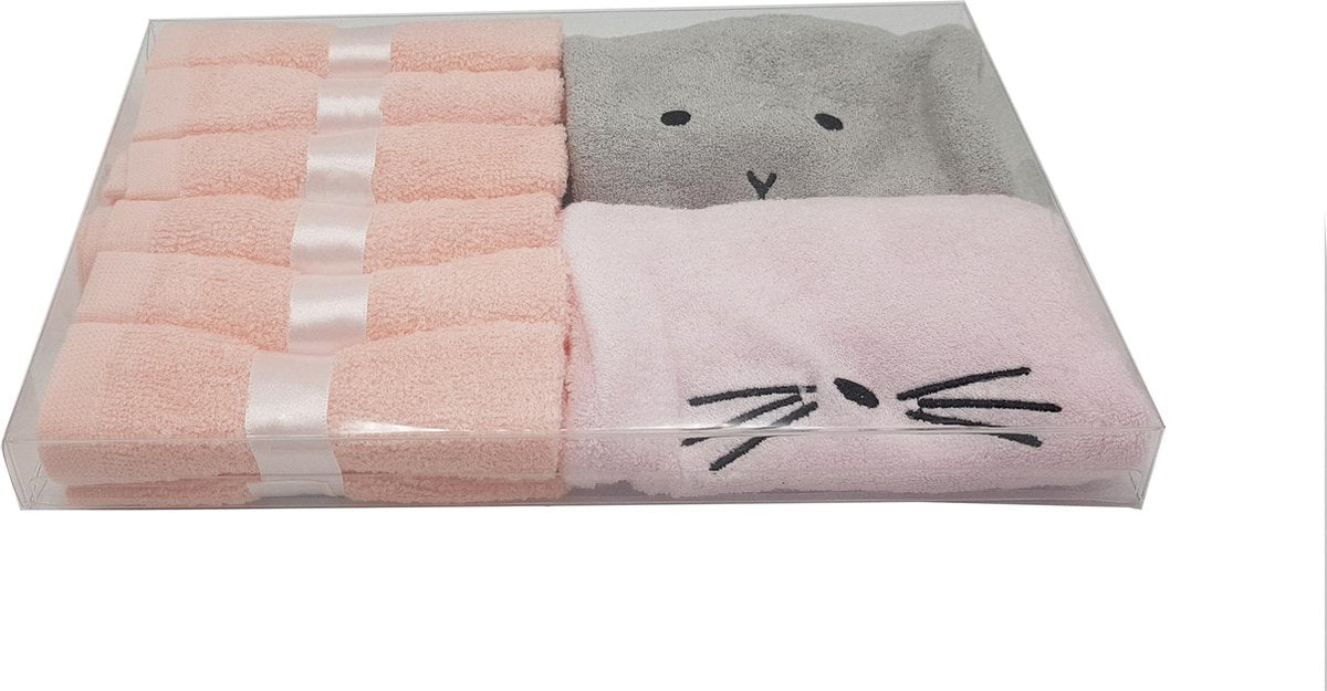 MijnNami Kristalheldere Geschenkdoos – Bamboe Poesje - Eco-vriendelijk - Kraamcadeau