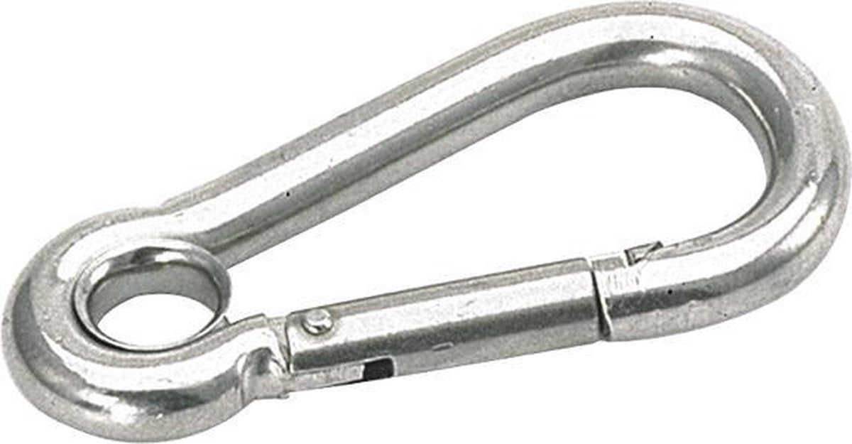 Talamex Karabijnhaken met oog 120mm