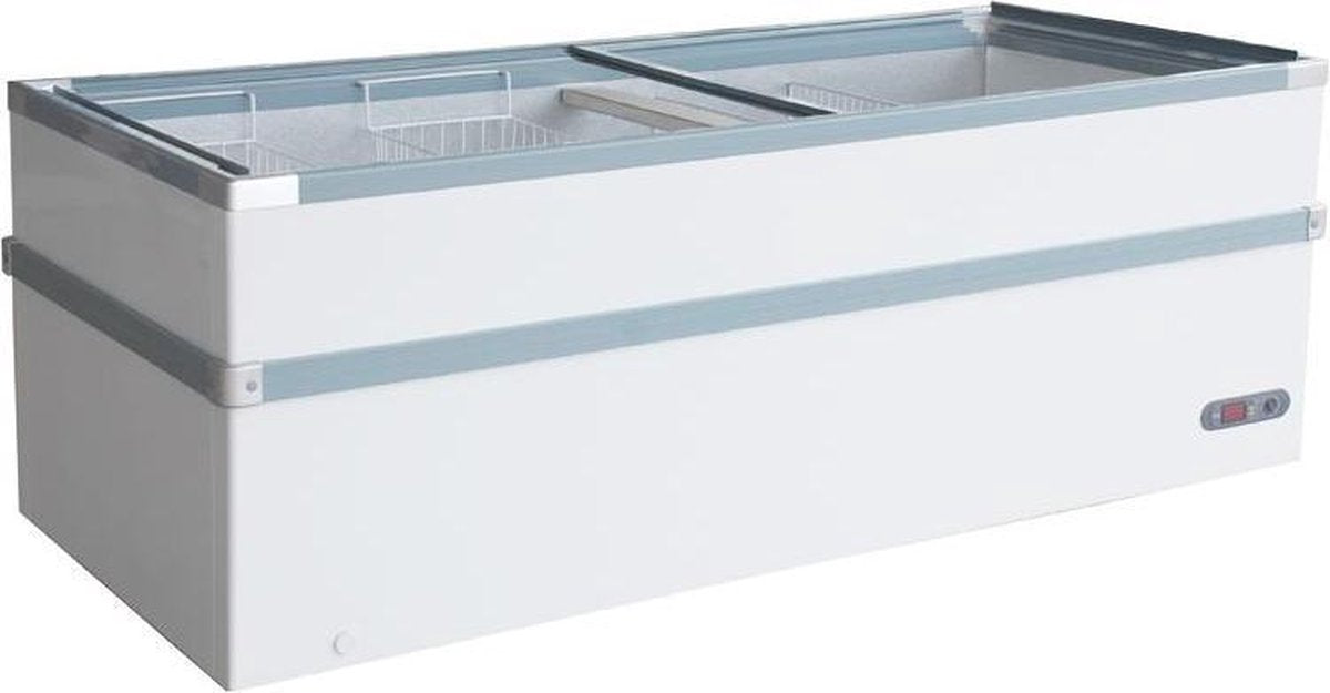 Professionele Vrieskast | GlasDeksel | 750 liter| Combisteel | 7450.1005 | Horeca