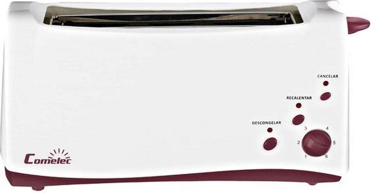 Broodrooster met Ontdooifunctie COMELEC TP1749 1000W Wit