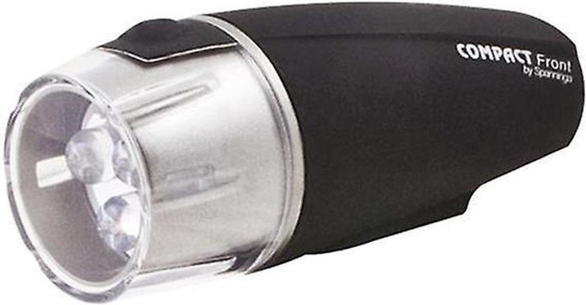 Spanninga Koplamp Compact Led Batterij 8 Cm Zwart