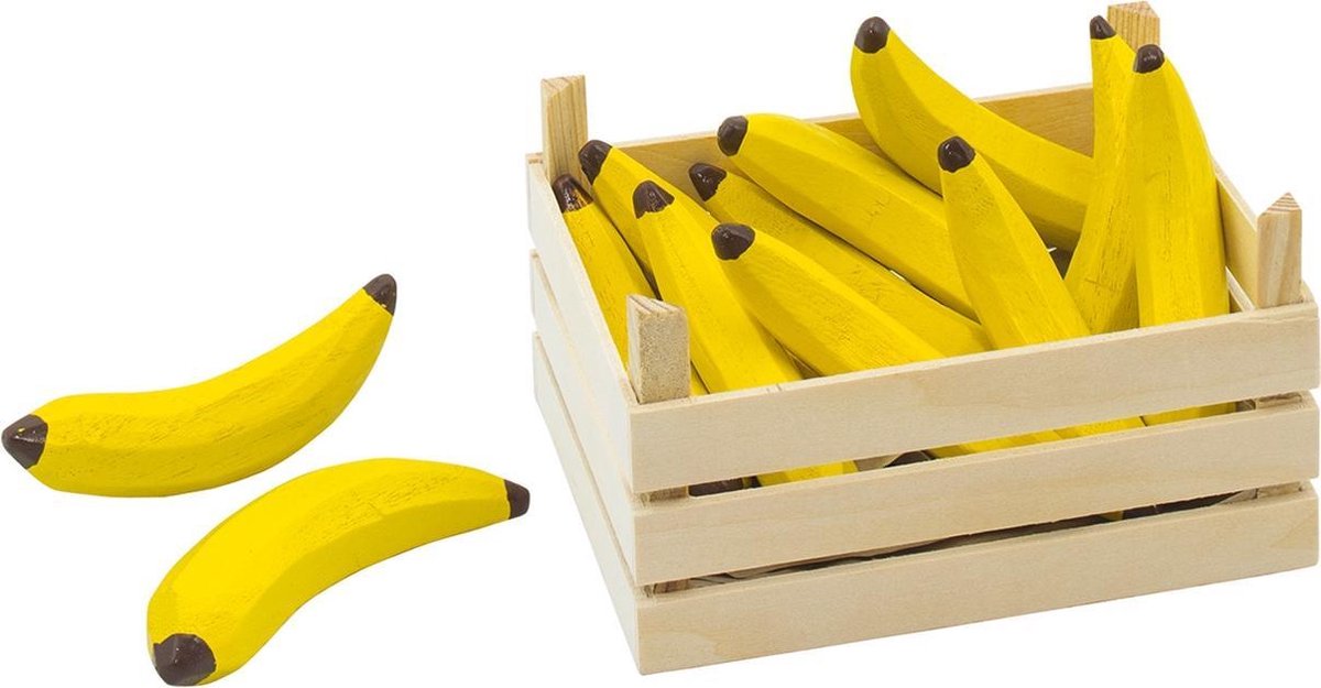 Fruitkistje: BANANEN 14x11x7cm