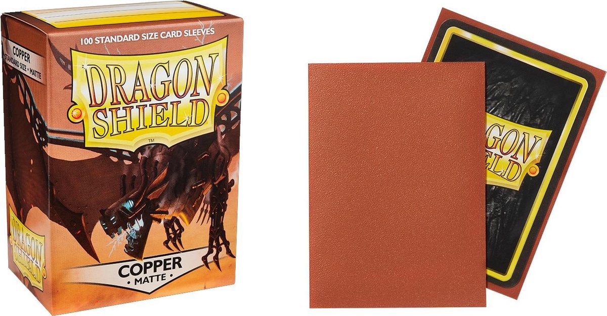 SLEEVES Dragon Shield MATTE - Copper (100ct) - EN
