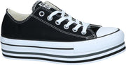 Zwarte Sneakers Converse AS Platform Layer OX  Dames 42